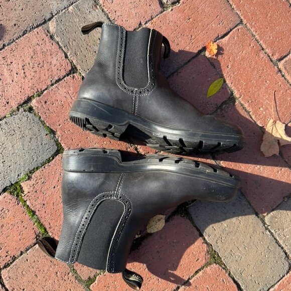 Blundstone 1448 Women's Classic Chelsea Rustic Black Leather Boots - Picture 6 of 8